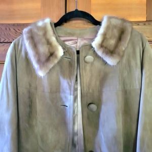 Vintage Suede and Mink collar cost